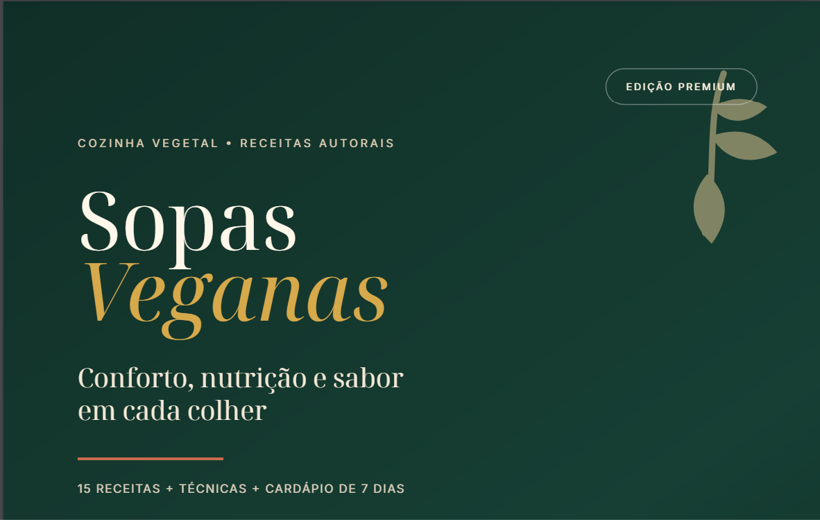E-book Premium Sopas Veganas